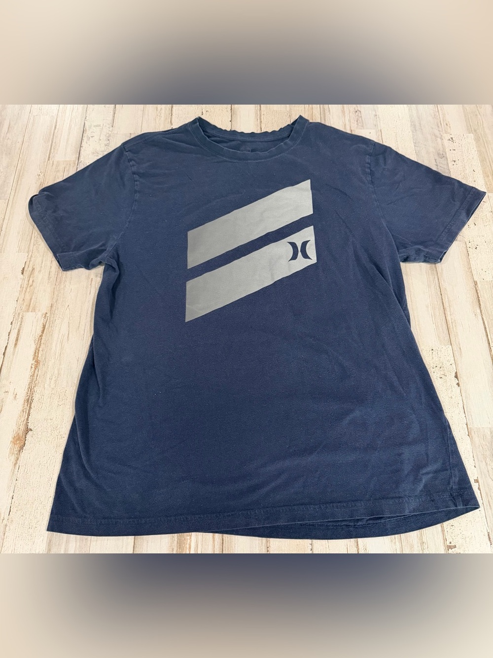 Hurley Men's Navy Graphic Crewneck T‑Shirt